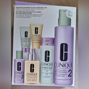 Clinique dry skin set